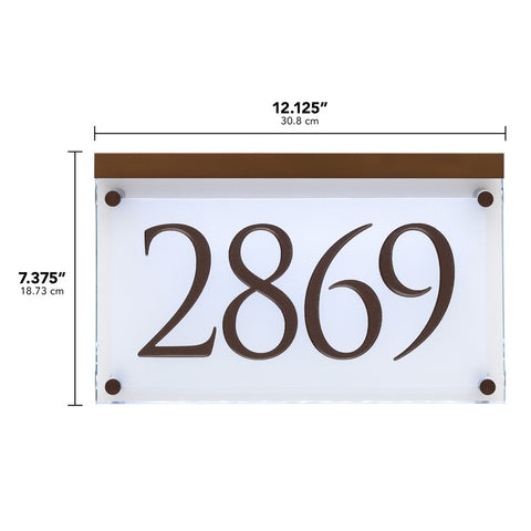 1-Line Address Plaque