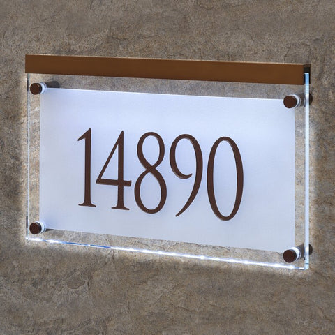 1-Line Address Plaque