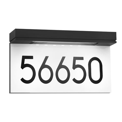 1-Line Solar Wall Address Plaque Frame