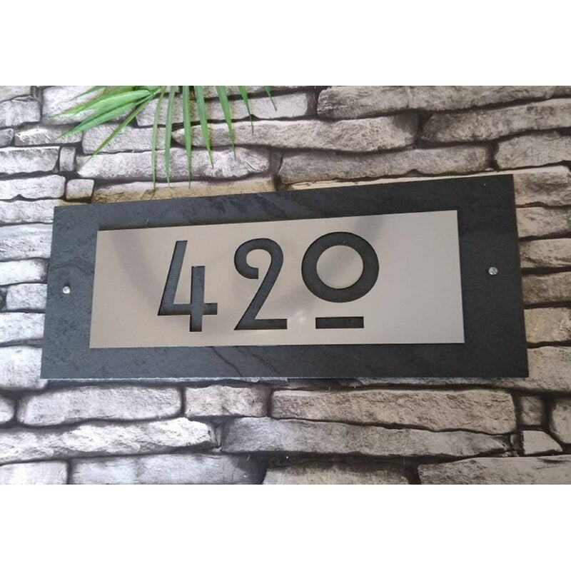 1-Line Wall Address Plaque