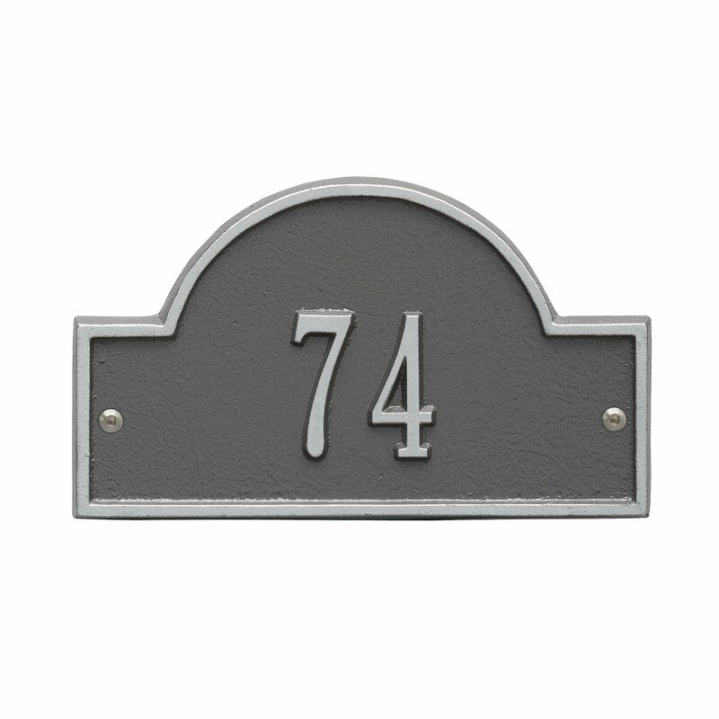 1-Line Wall Address Plaque