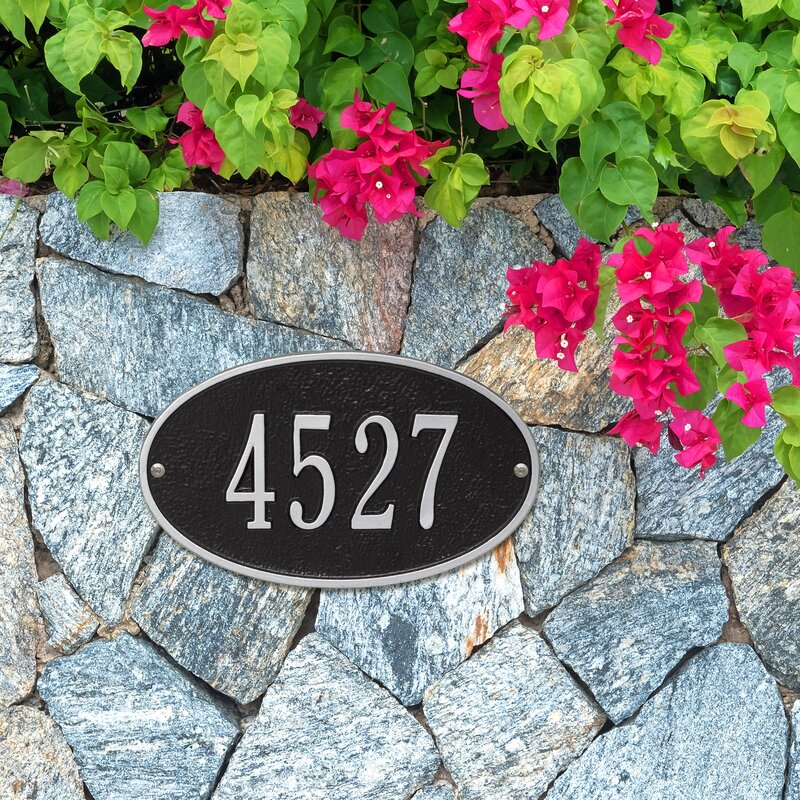 1-Line Wall Address Plaque