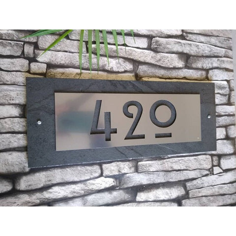 1-Line Wall Address Plaque