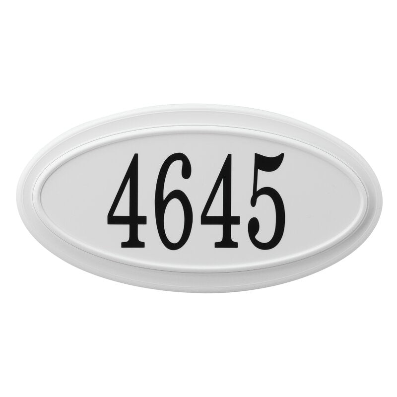 1 -Line Wall Address Plaque