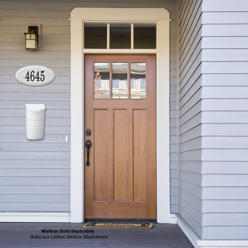 1 -Line Wall Address Plaque