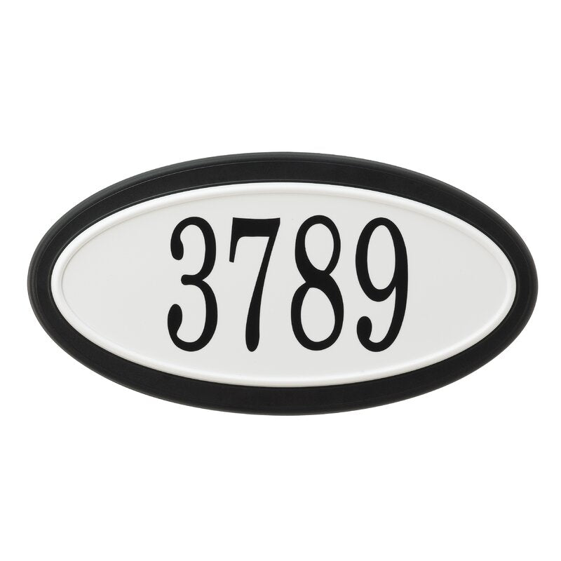 1 -Line Wall Address Plaque