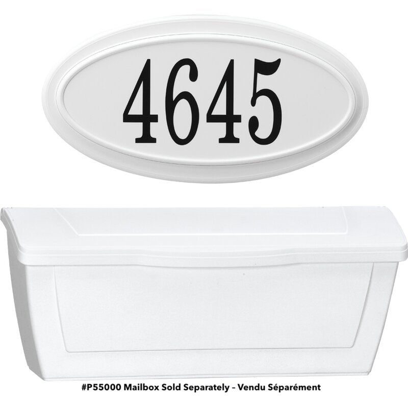 1 -Line Wall Address Plaque
