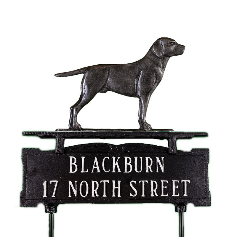2-Line Lawn Address Sign