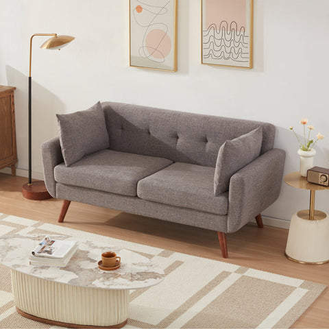 67" Square Arm Loveseat