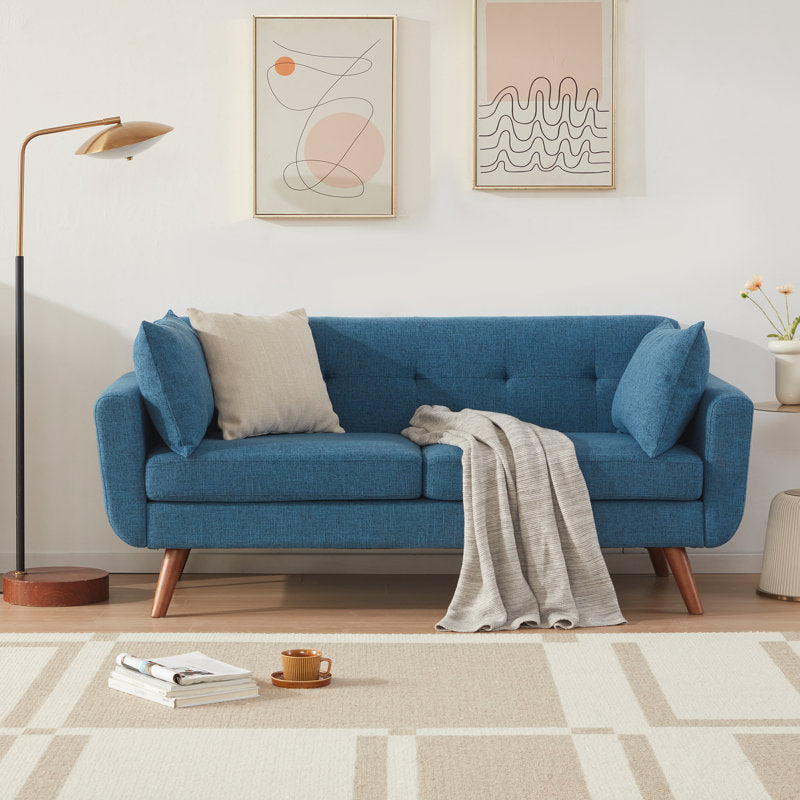 67" Square Arm Loveseat