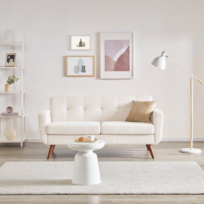 67" Square Arm Loveseat