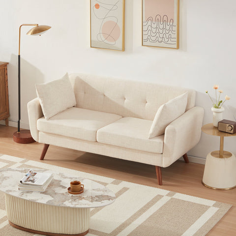 67" Square Arm Loveseat