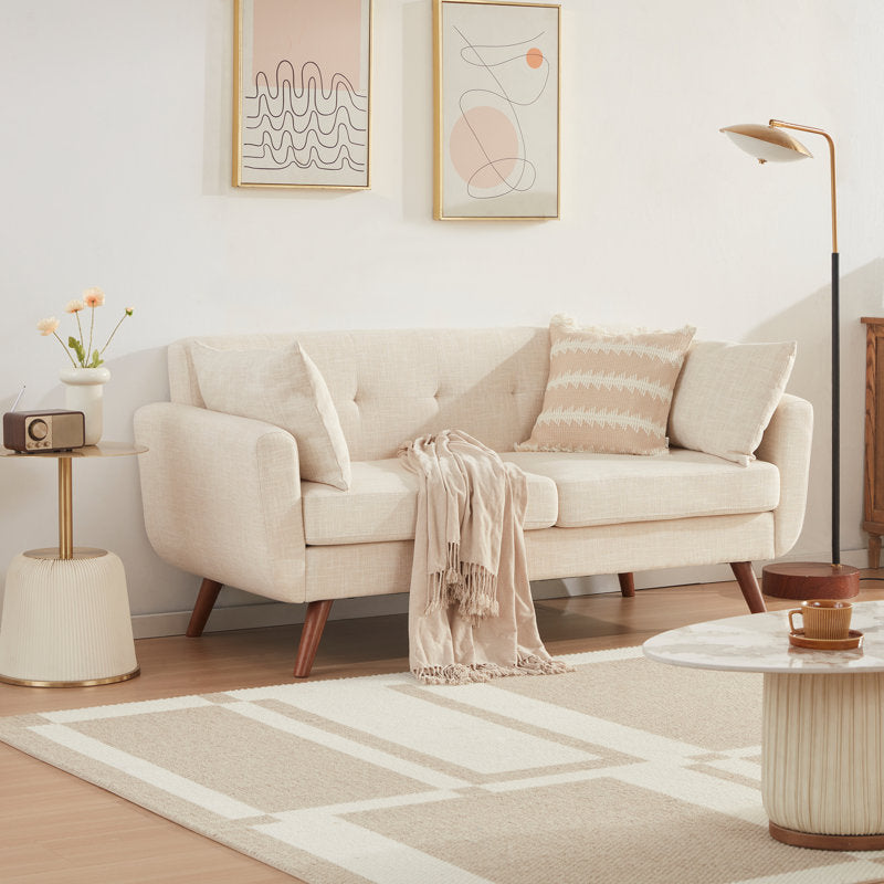 67" Square Arm Loveseat