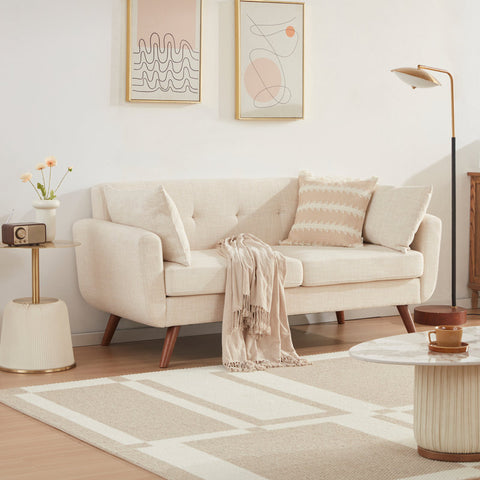 67" Square Arm Loveseat
