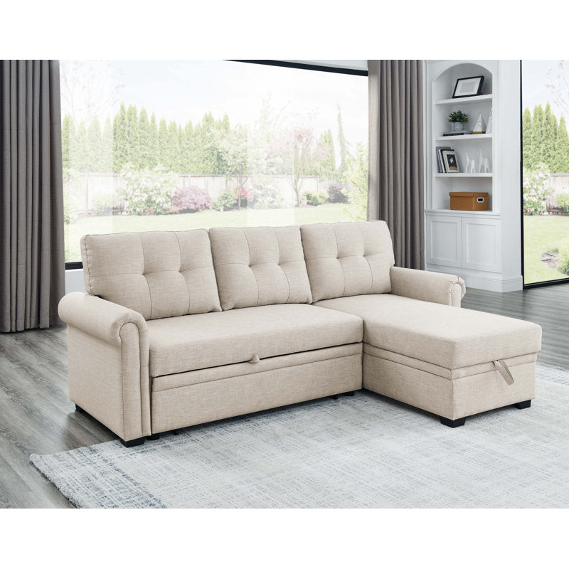 86'' Upholstered Sleeper Sofa