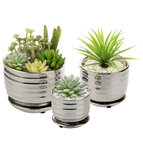 Abi-Leigh Ceramic Pot Planter (Set of 3)