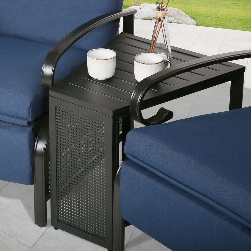 Ahsha Metal Outdoor Side Table