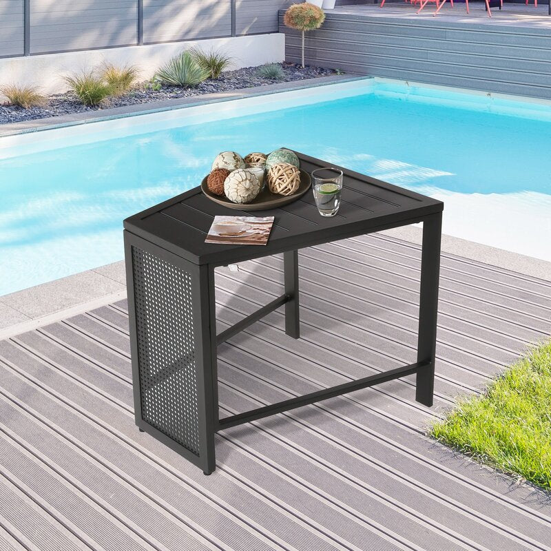 Ahsha Metal Outdoor Side Table