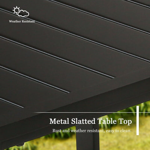 Ahsha Metal Outdoor Side Table
