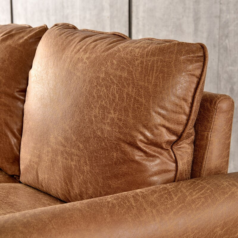 Ainsley 73.6'' Vegan Leather Sofa
