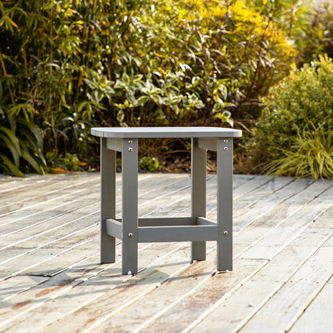 White Alannys Outdoor Side Table