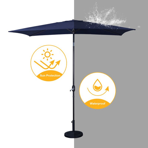 Aldershot 120'' x 78'' Rectangular Market Umbrella
