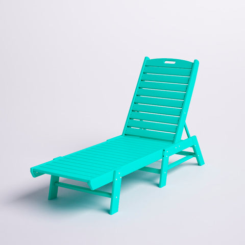 Alfea Outdoor HDPE Chaise Lounge