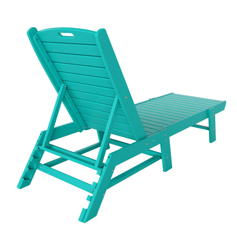 Alfea Outdoor HDPE Chaise Lounge