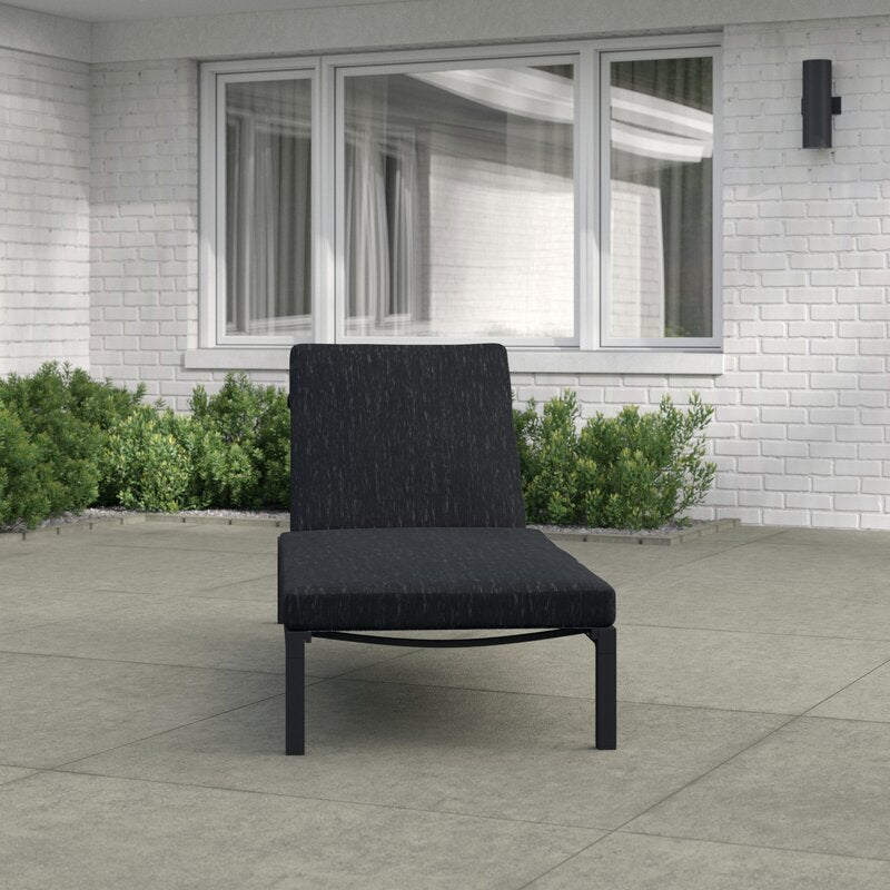 Altje Outdoor Metal Chaise Lounge