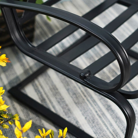 Alyah Metal Outdoor Lounge Chair (Set of 2)