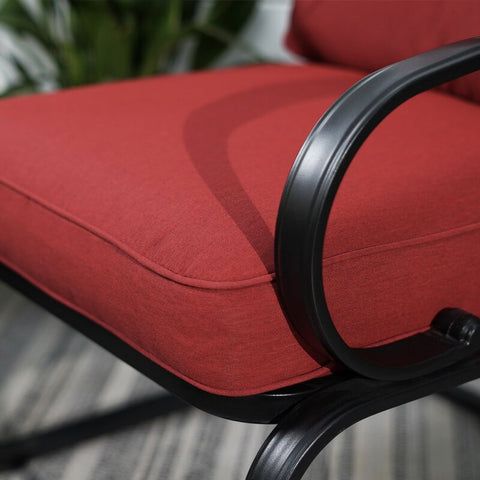 Alyah Metal Outdoor Lounge Chair (Set of 2)