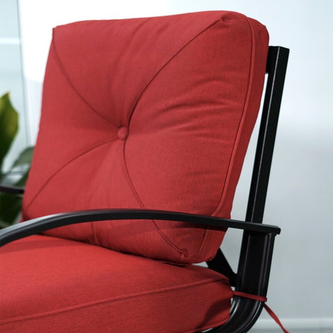 Alyah Metal Outdoor Lounge Chair (Set of 2)