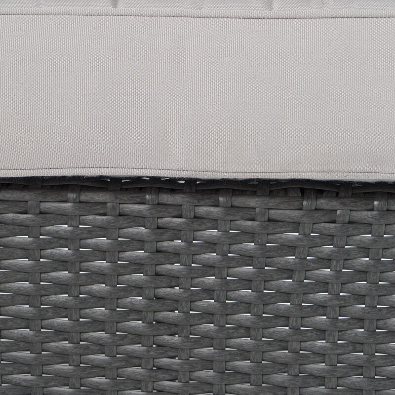 Amarveer All Weather Wicker Lounge Chair (Set of 2)