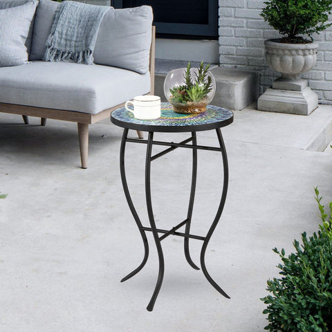 Amarvesh Concrete Outdoor Side Table