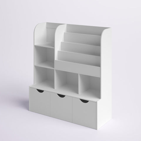 Annyah 47.2''H x 42.5'' W Cube Bookcase, White