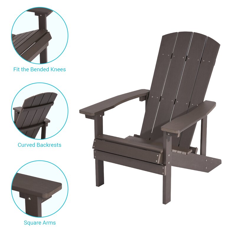 Armenio Outdoor Adirondack Chair (Set of 4)