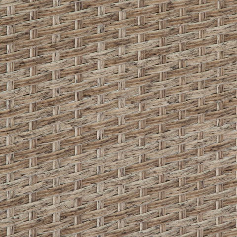 Ashleyne Outdoor Club Chair in Natural/Beige Aged Wicker