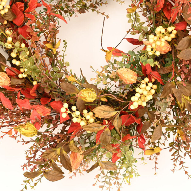 Autumn Faux Silk 24'' Wreath