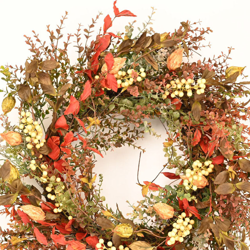 Autumn Faux Silk 24'' Wreath