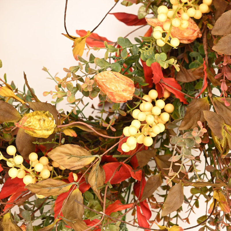 Autumn Faux Silk 24'' Wreath