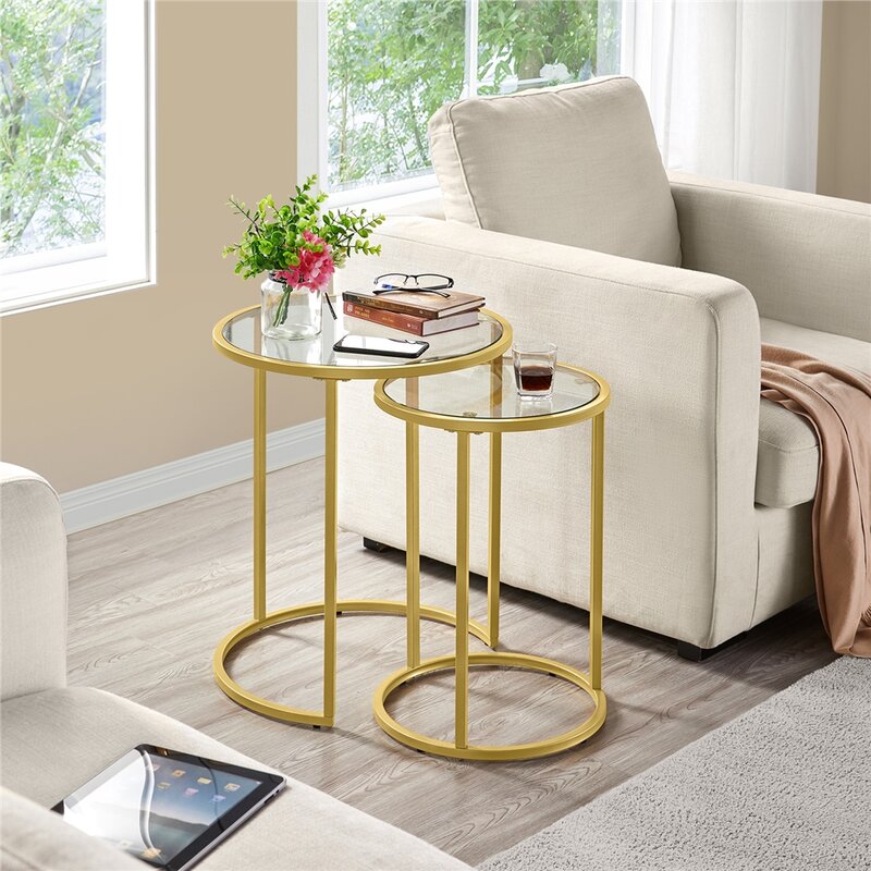 Baina Nesting End Table