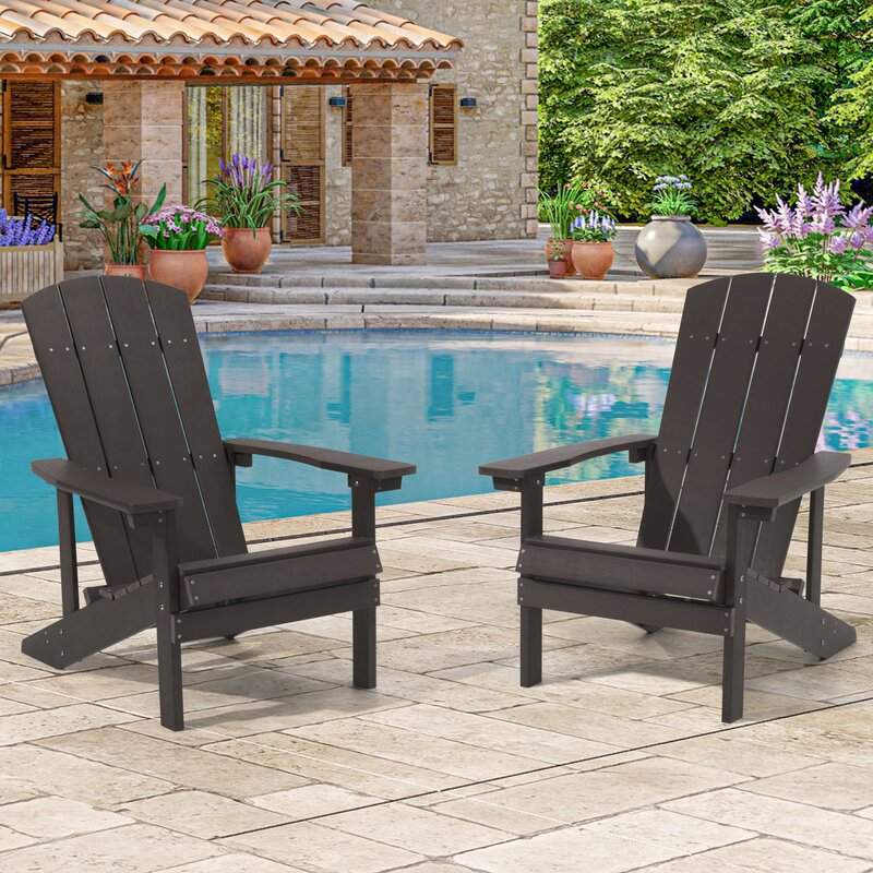 Bamma Outdoor Adirondack Chair (Set of 2)
