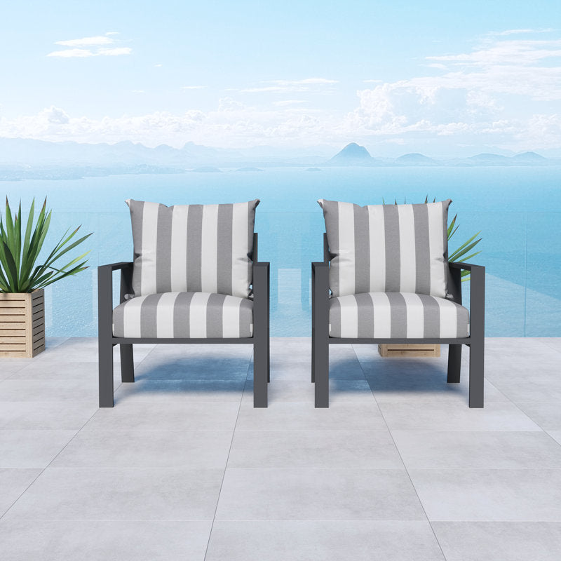 Barlag Metal Outdoor Lounge Chair