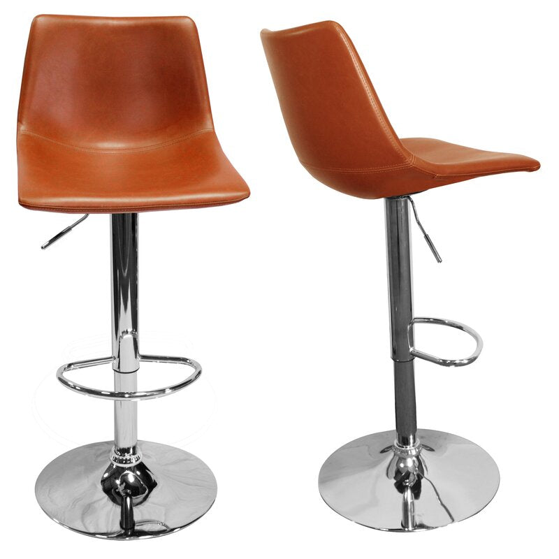 Bivins Swivel Adjustable Height Stool (Set of 2)