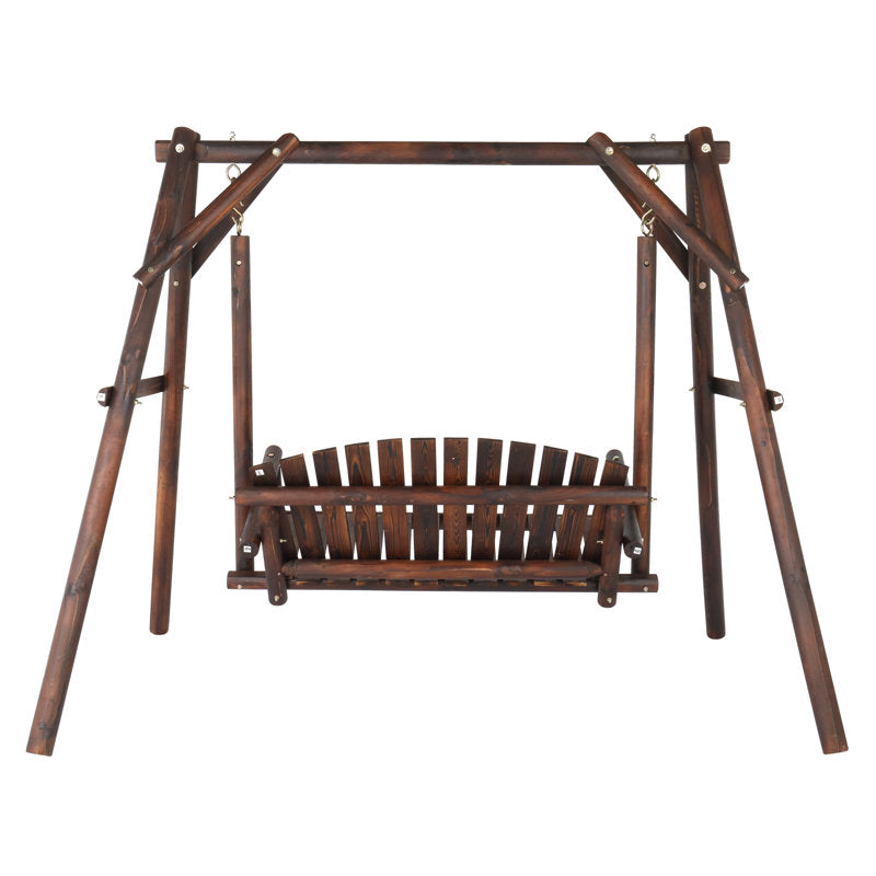 Branigans 2 Person Solid Wood Porch Swing