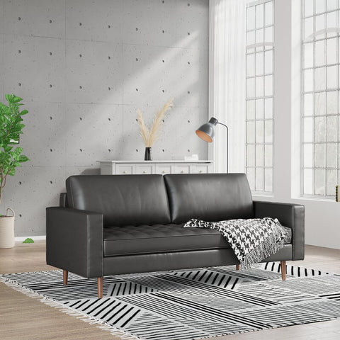 Broadmoor 58.5'' Vegan Leather Loveseat