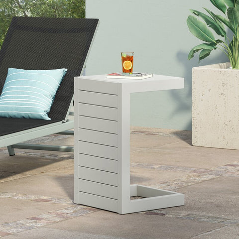 Caggiano Metal Outdoor Side Table