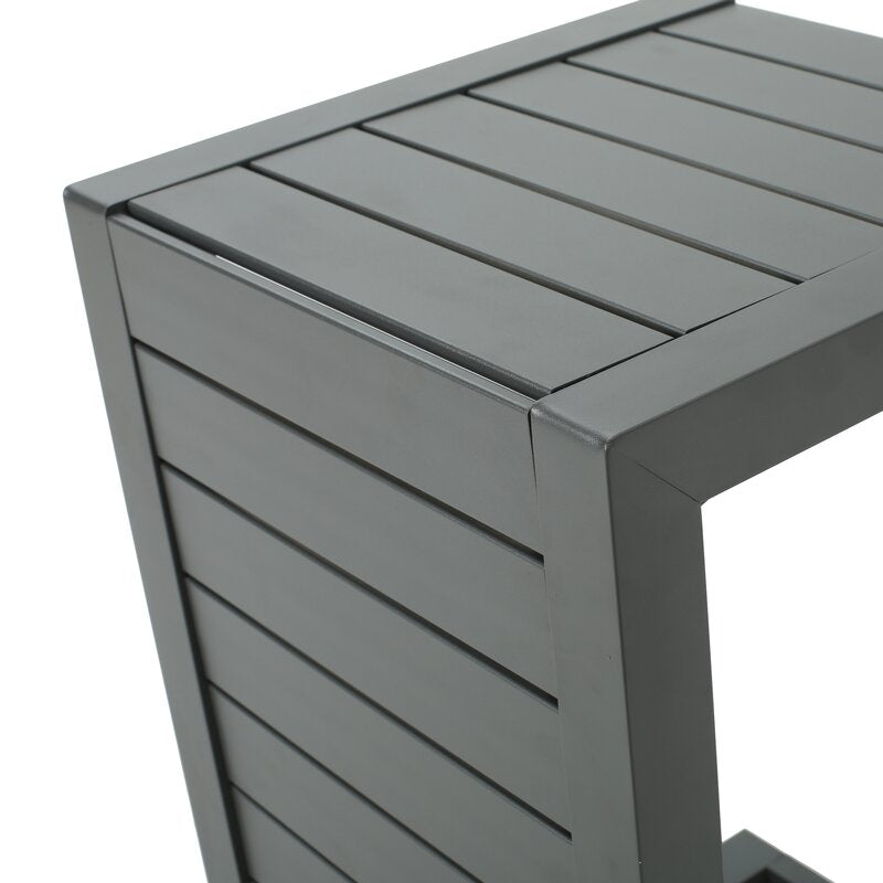 Caggiano Metal Outdoor Side Table