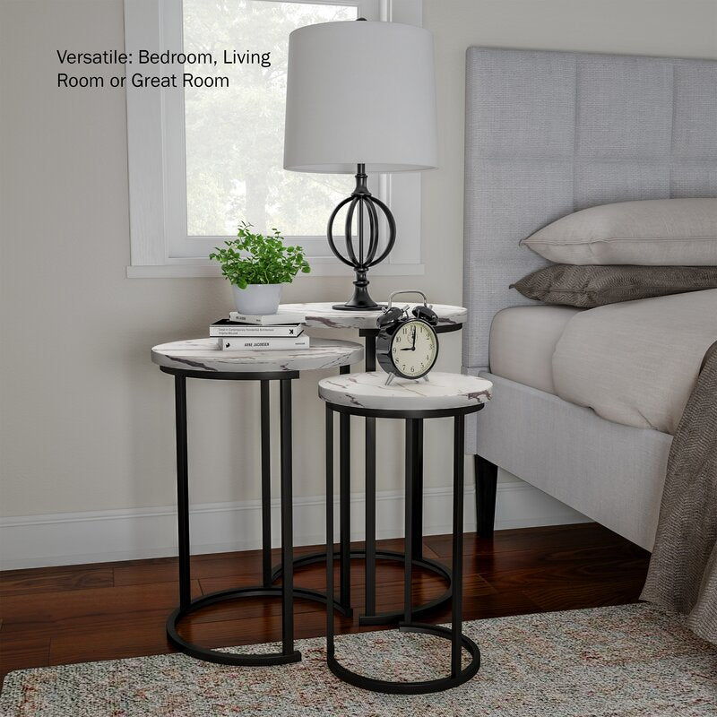 Caire Nesting End Table