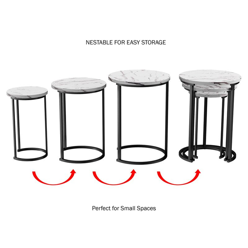 Caire Nesting End Table